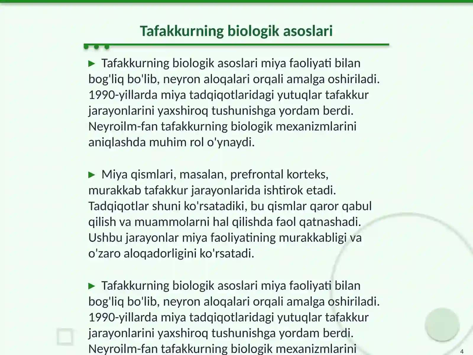 Tafakkur borasida pisixalogik nazaryalar 4