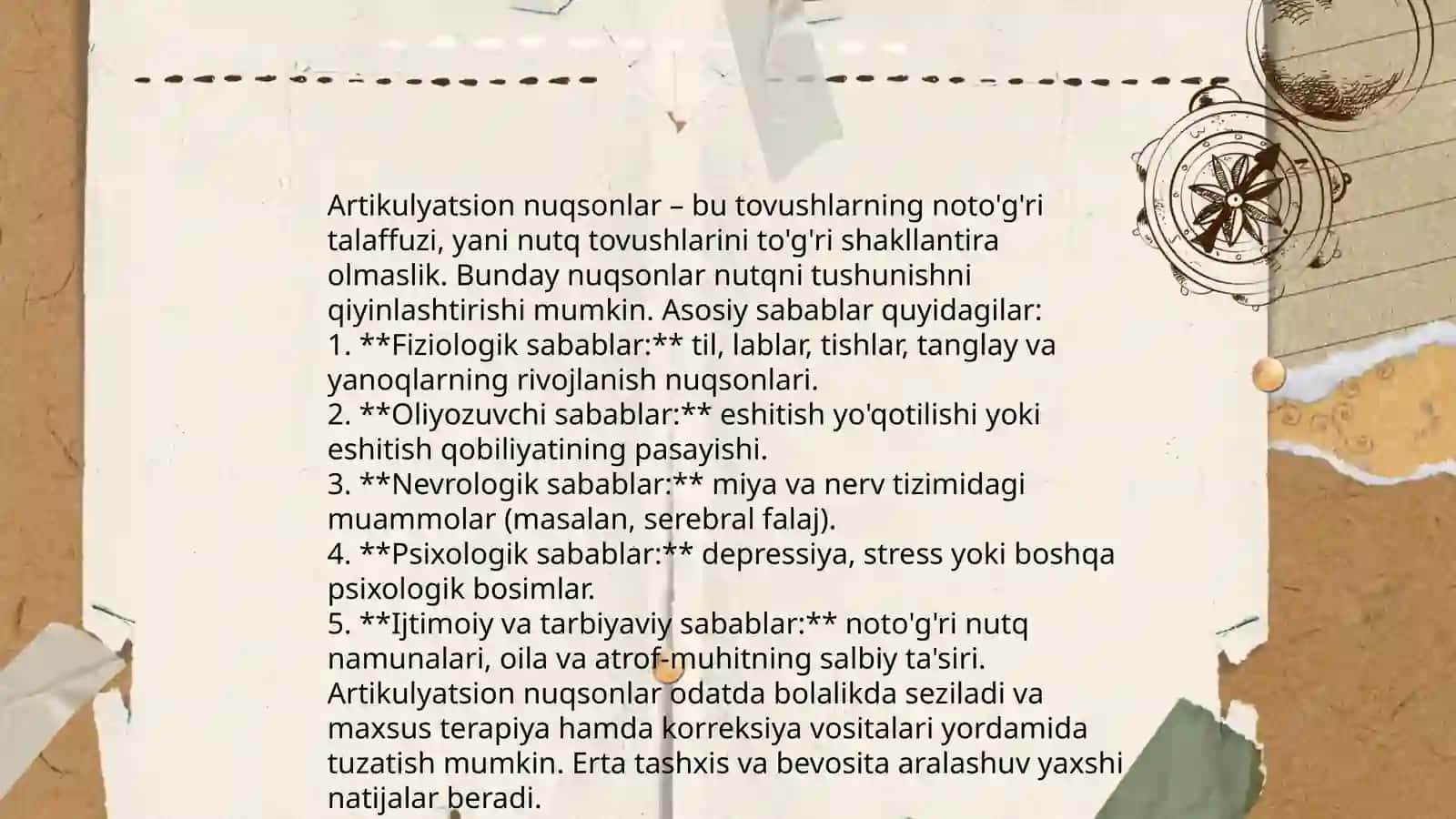Nutqdagi nuqsonlar 4