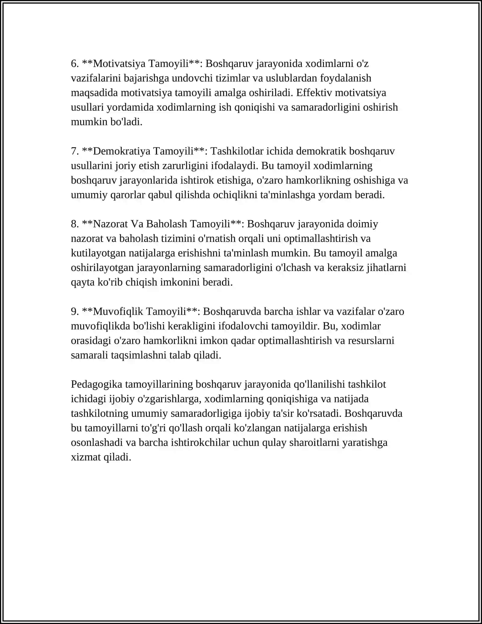BOSHQARUVDA PEDAGAGIKA VA PSIXOLOGIYA FANLARINING O’RNI 4