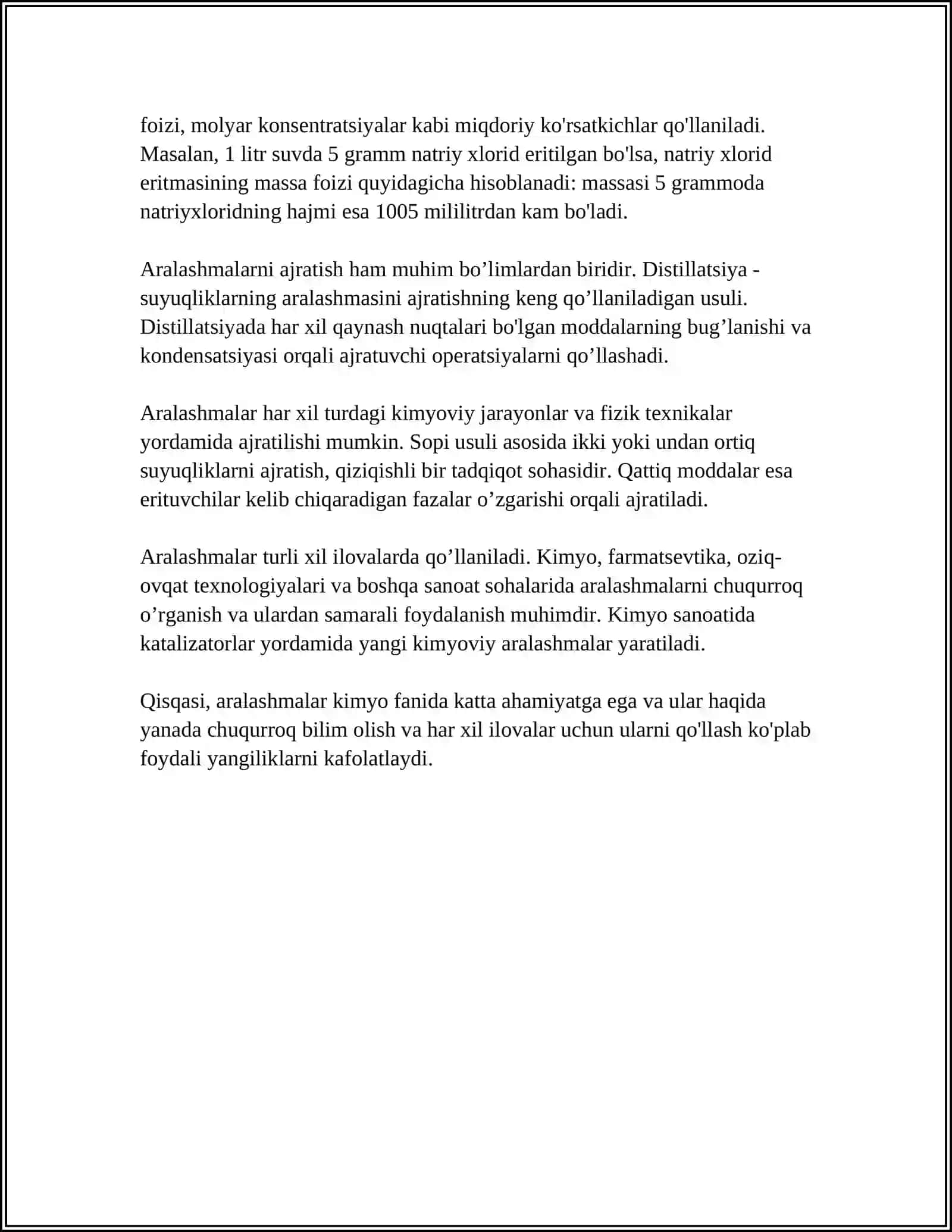 OMIXTA YEM KOMPONENTLARINING ANIQLASHNING NAZARIY ASOSLARI 4