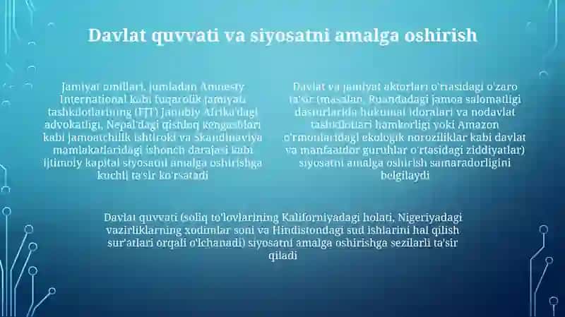 Davlat va jamiyat siyosatining roli 4
