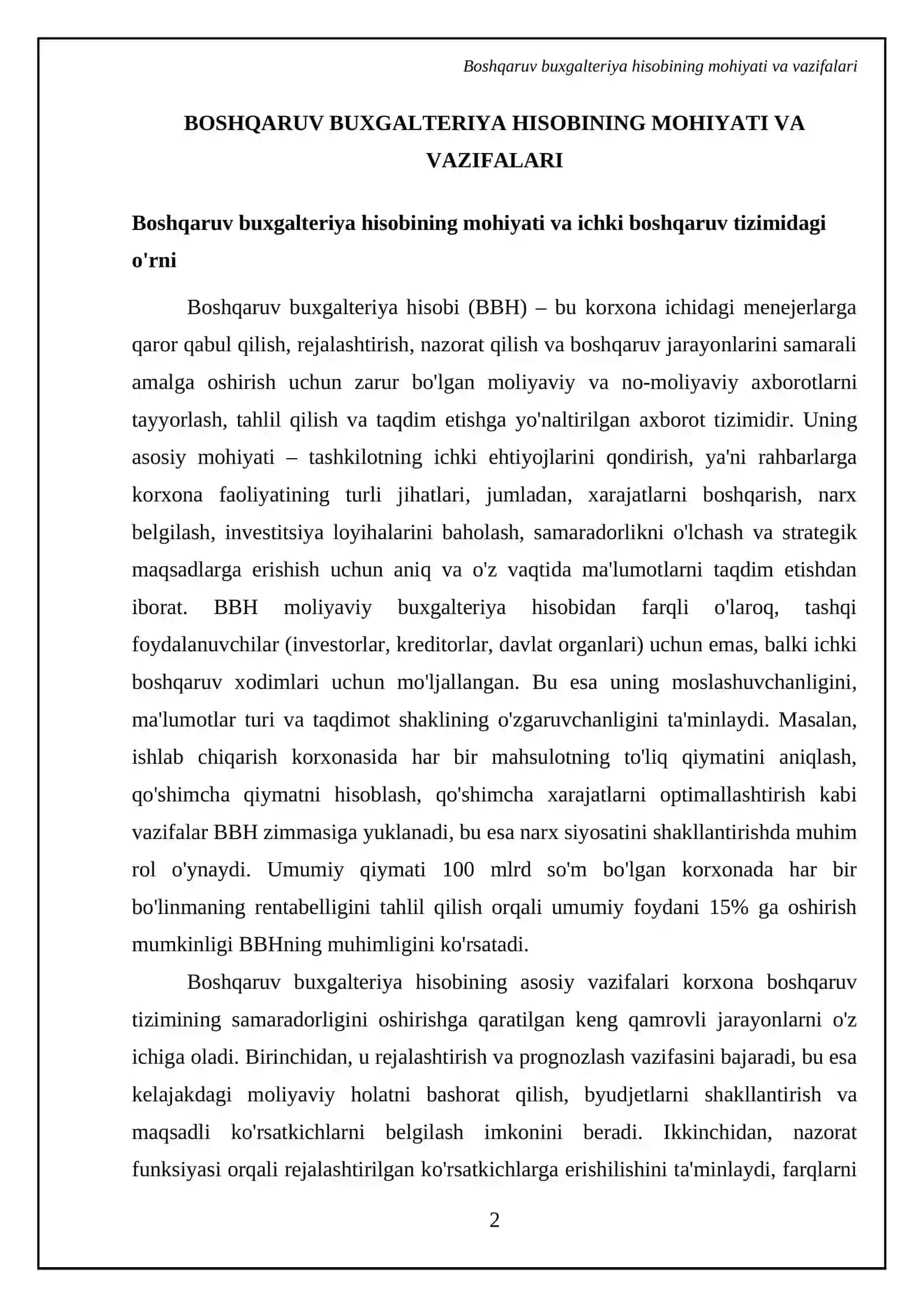 Boshqaruv buxgalteriya hisobining asosiy tushunchalari va maqsadlari: moliyaviy buxgalteriya hisobining farqlari 4