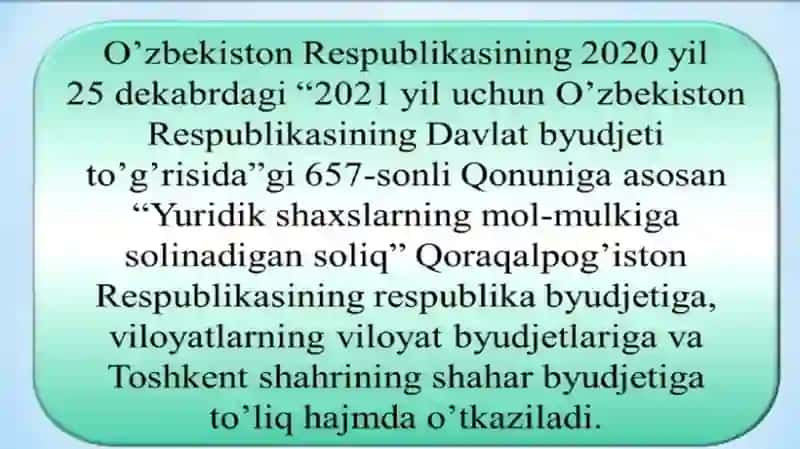 Jismoniy shaxslardan olinadigan Mol-mulk solig'i 4