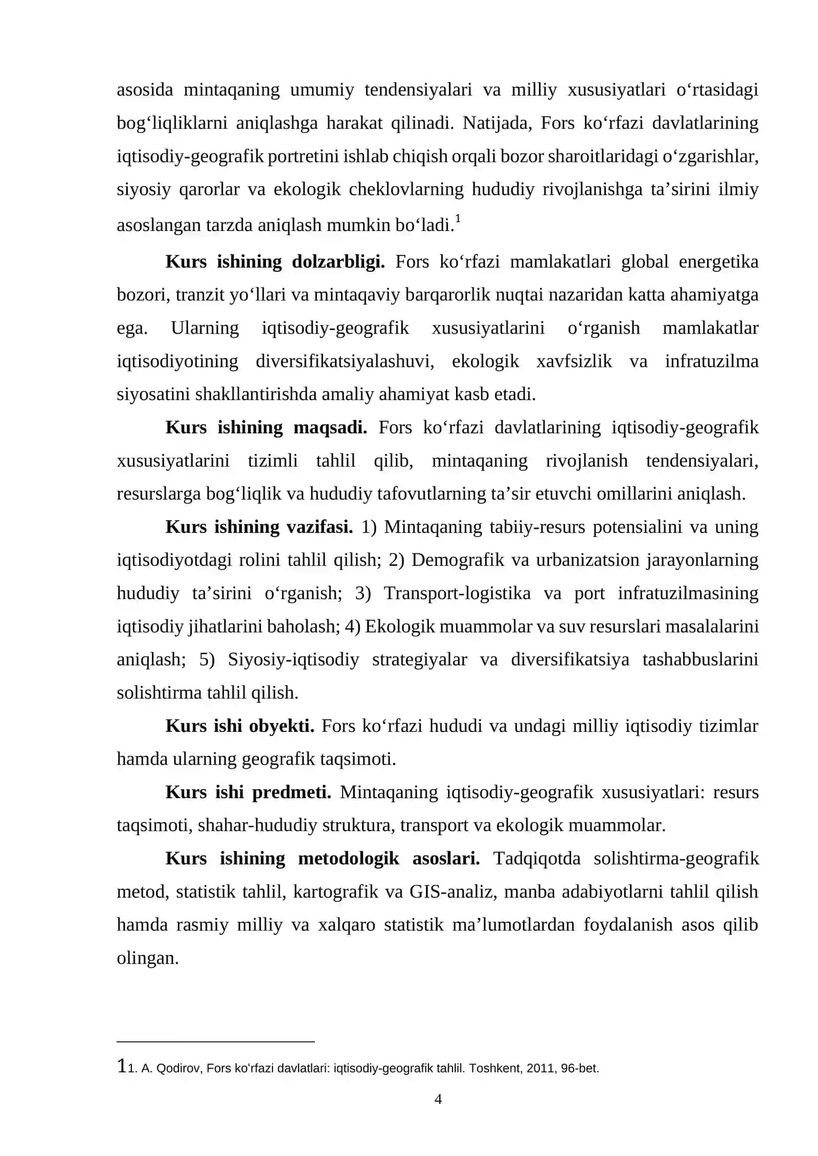 FORS KO’RFAZI DAVLATLARIGA IQTISODIY GEOGRAFIK TAVSIF 4