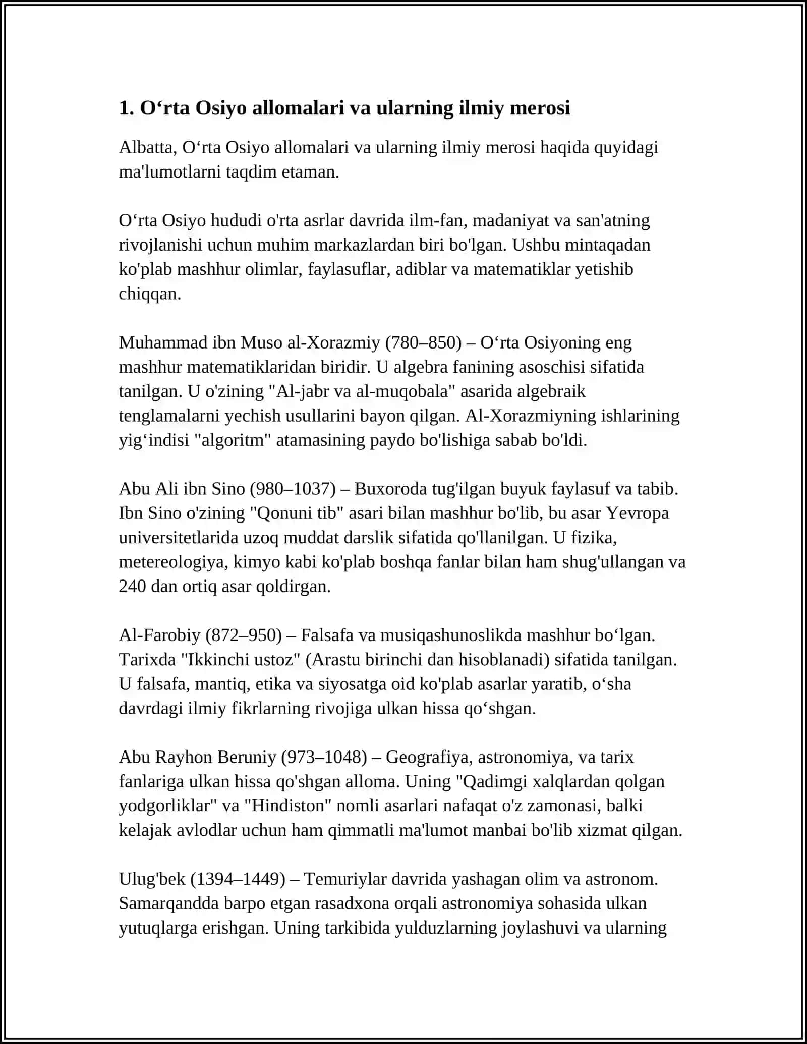 YUKSAK MANAVIYATLI YOSHLARNI TARBIYALASHDA OʻRTA OSIYO ALLOMALARI ILMIY MEROSI 4