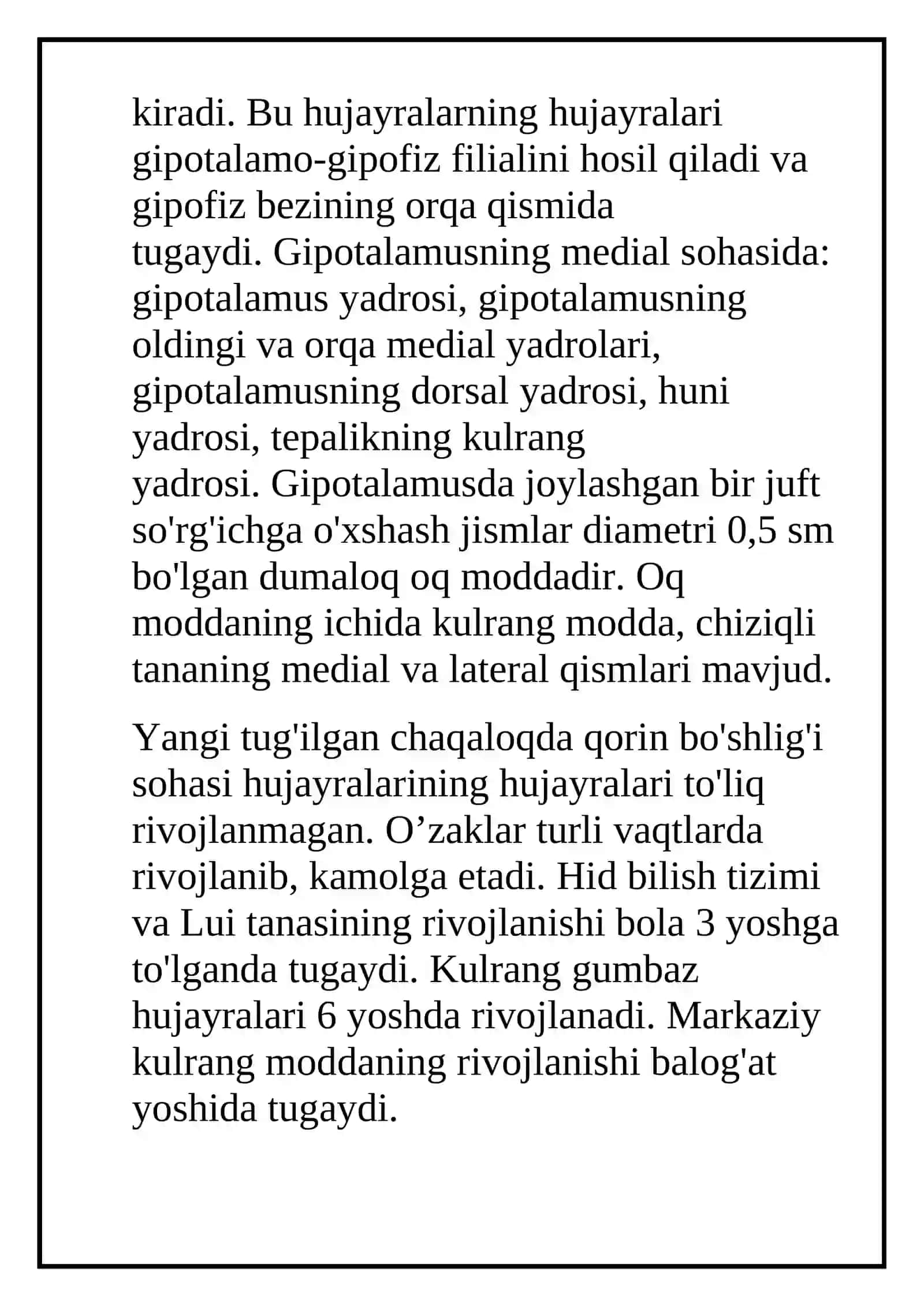 Gipotalamus o’zaklari va ularning klinik ahamiyati 4