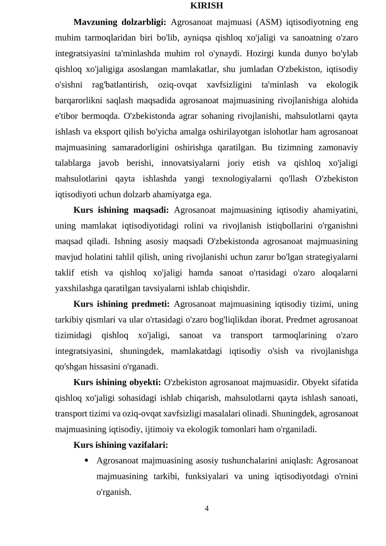 Tarmoqlar iqtisodiyoti va buxgalteriyasi kurs ishi 4