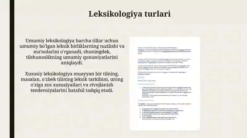 Leksikologiyaning ta'rifi 4