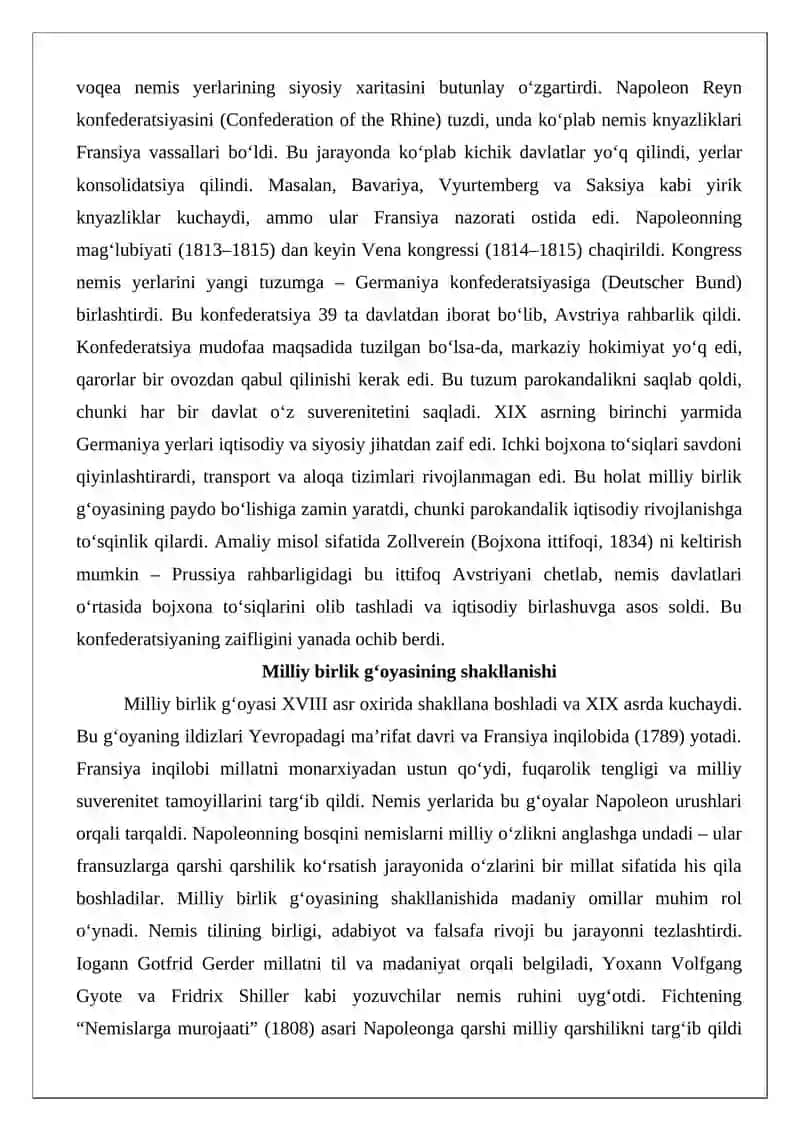 Germaniya imperiyasining vujudga kelishi 4