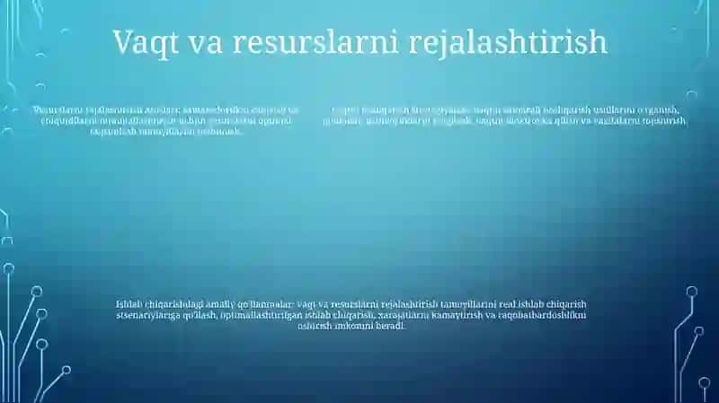 Ishlab Chiqarish Korxonalarida Resurslarni Boshqarishning Nazariy Asoslari 4