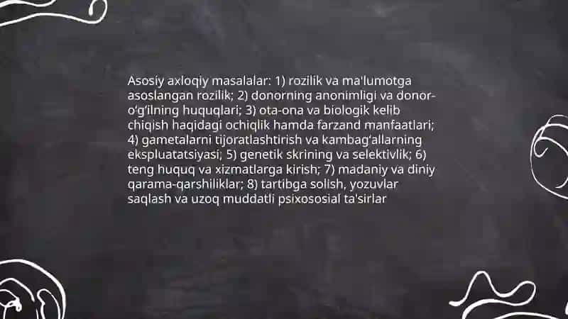 Yangi reproduktiv texnologiyalar va ularning axloqiy muammolari 4