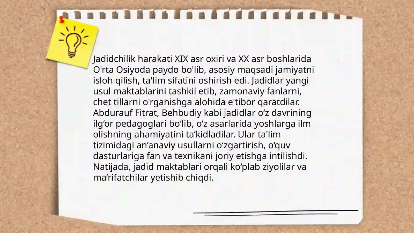 XIX asrda Turkiston o‘lkasida ta’lim va tarbiya tizimi 4