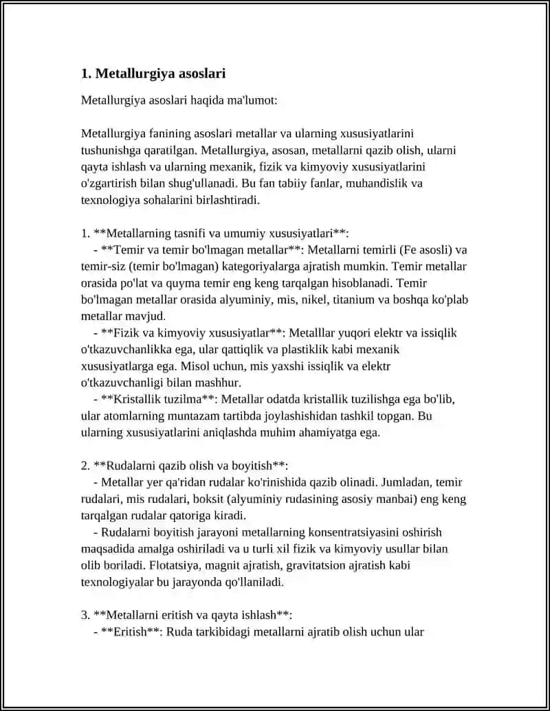 METALL ISHLAB CHIQARISH TEXNOLOGIYASINING ASOSLARI 4