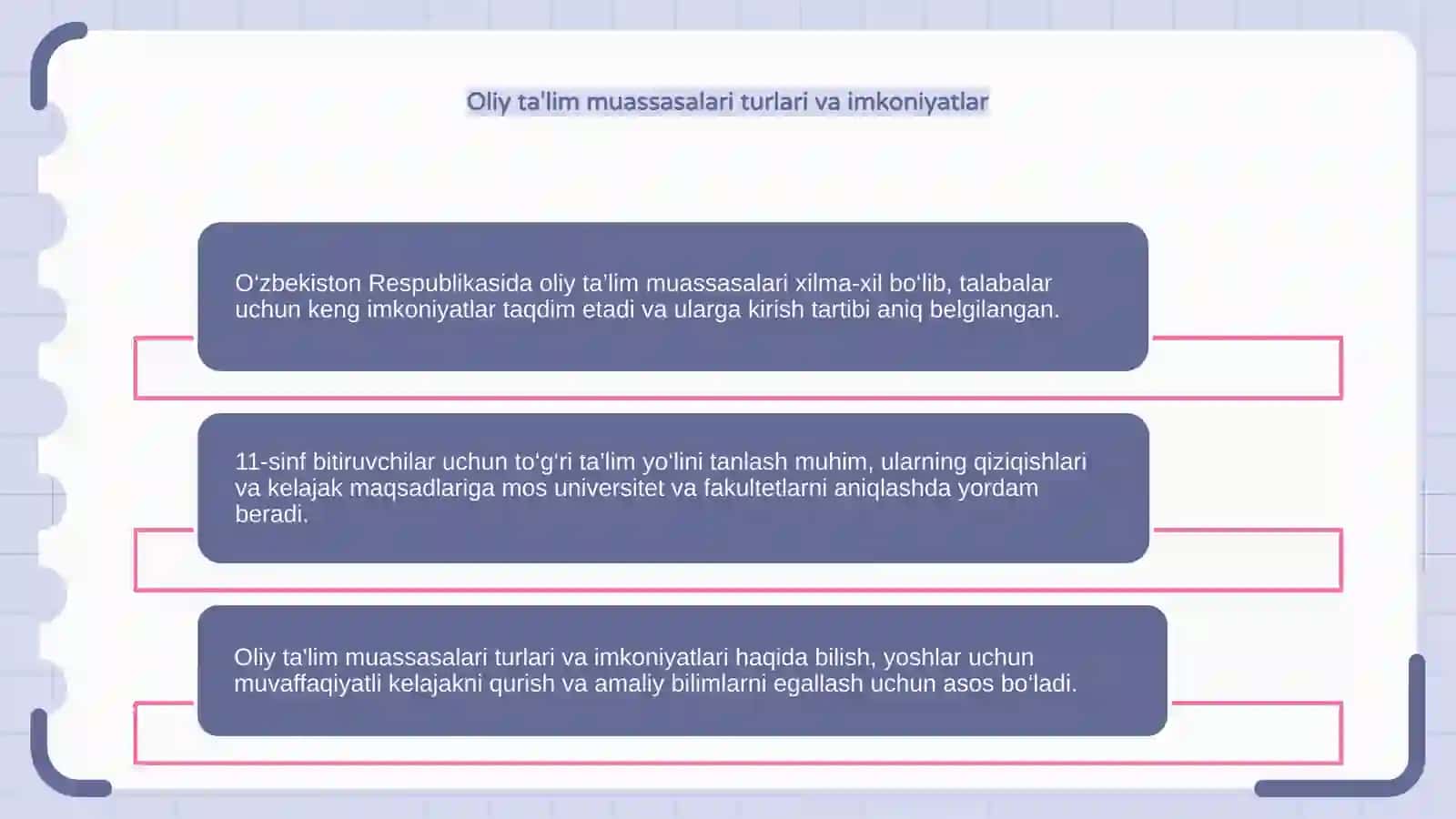 O‘zbekiston Respublikasida Oliy Ta'lim Muassasalari Tanlovi 4