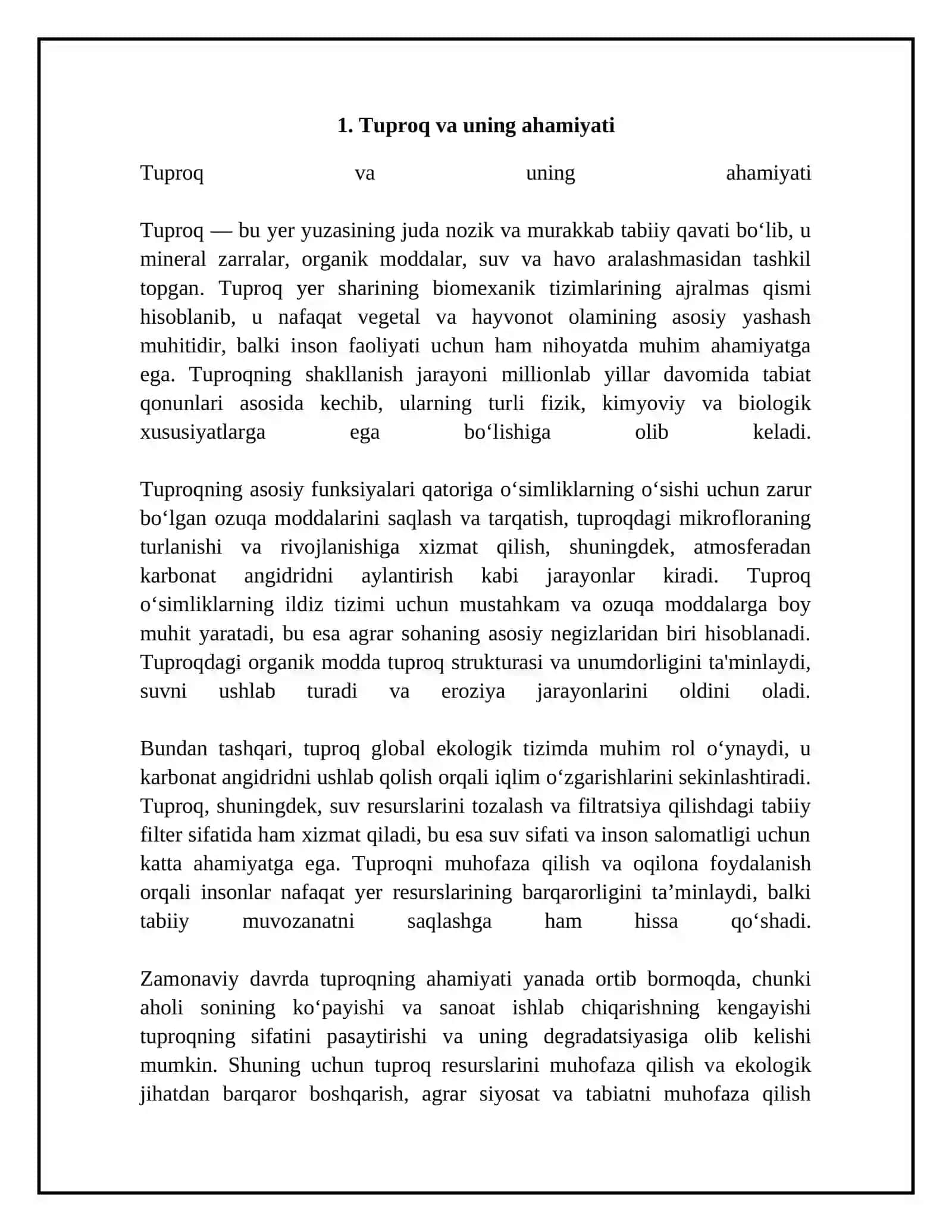 Tuproqlarni muhofaza qilish va oqilona foydalanish 4