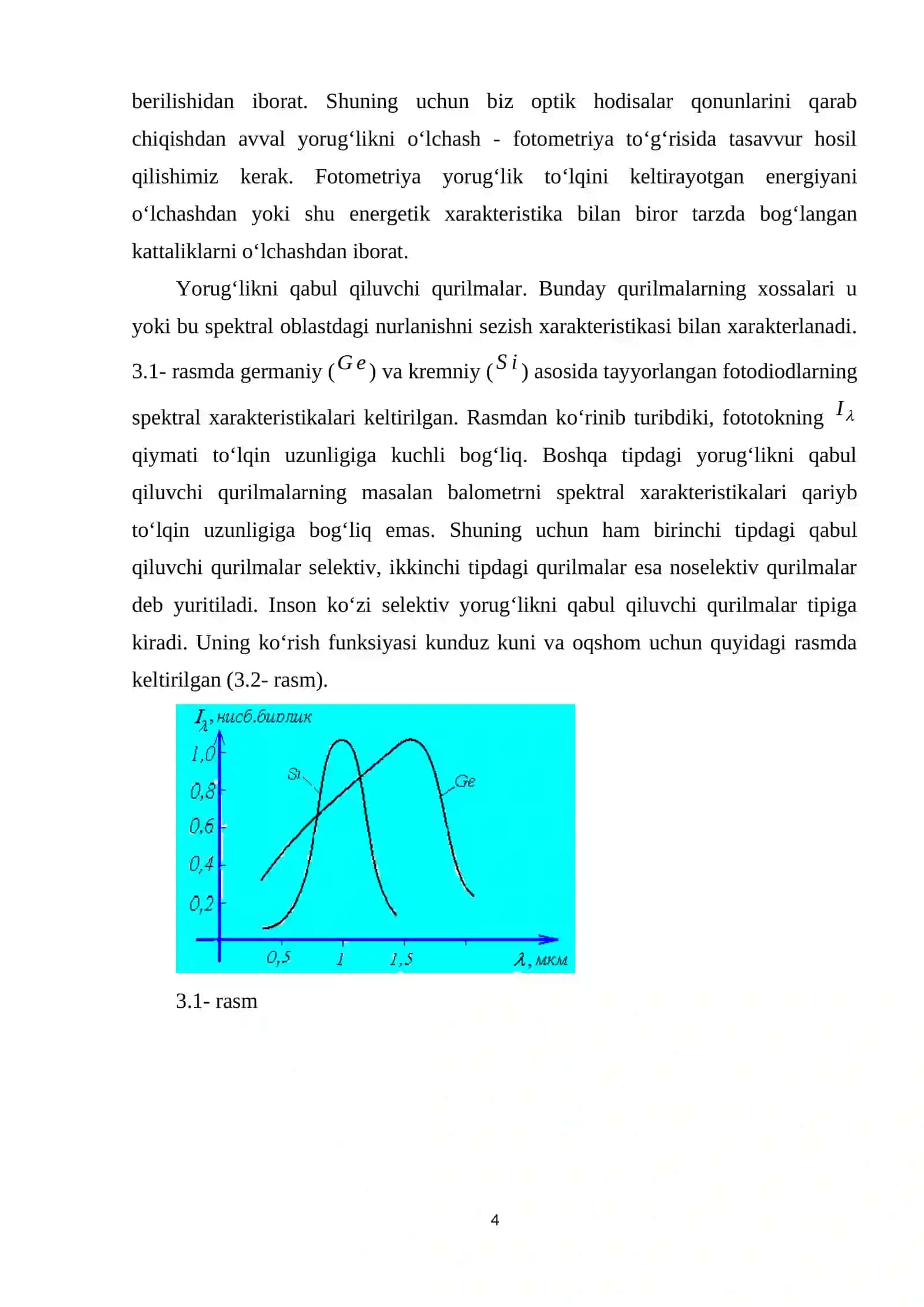 Fotometrik kattaliklar va ularning birliklari 4