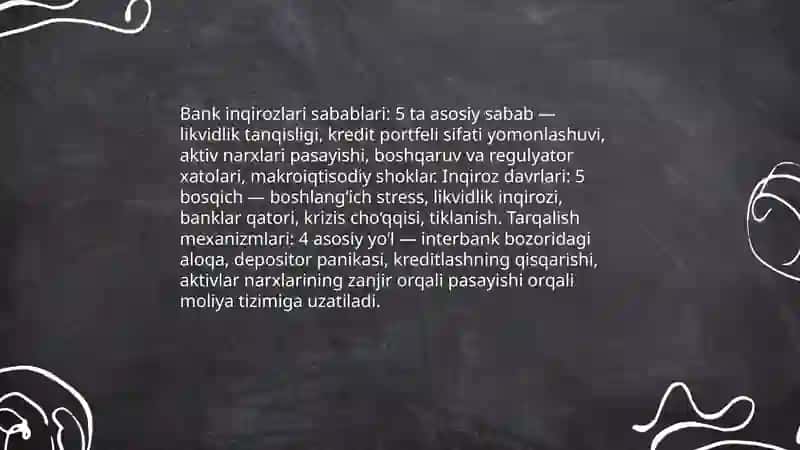 Moliyaviy inqirozlar va ularning sabablari 4