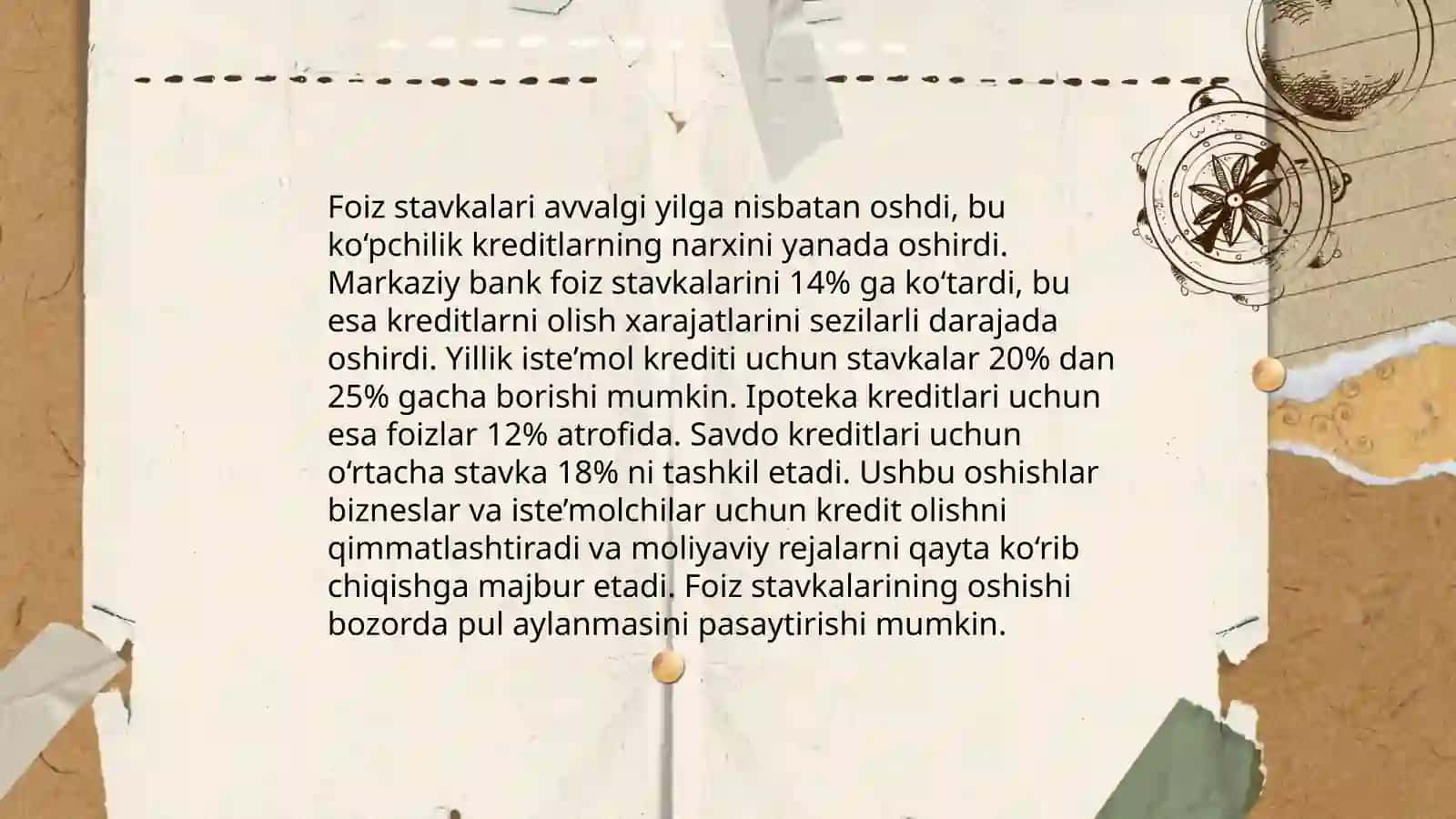 Kreditning bahosi va unga ta'sir qiluvchi omillar 4