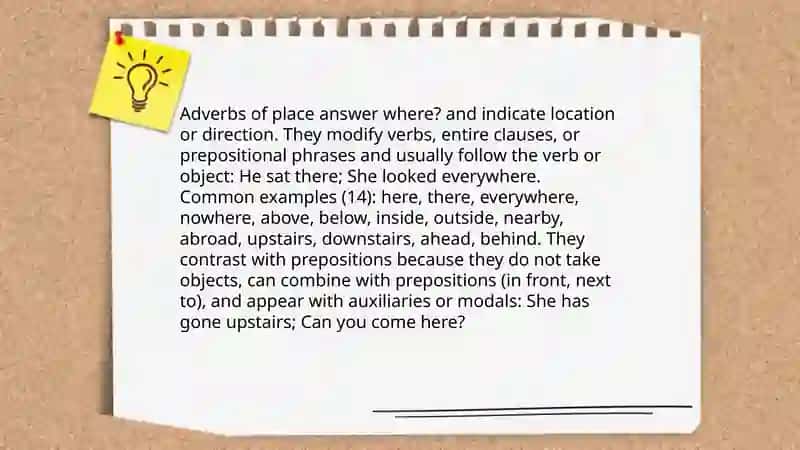 The classification of adverbs 4