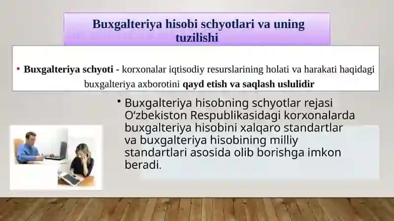 Buxgalteriya hisobi sсhёtlari va uning tuzilishi 4