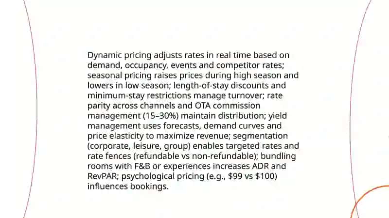 Budgeting and Pricing Tourism 4