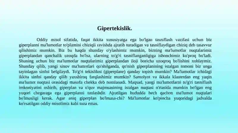Obrazlarni anglashning asosiy masalasi. 4