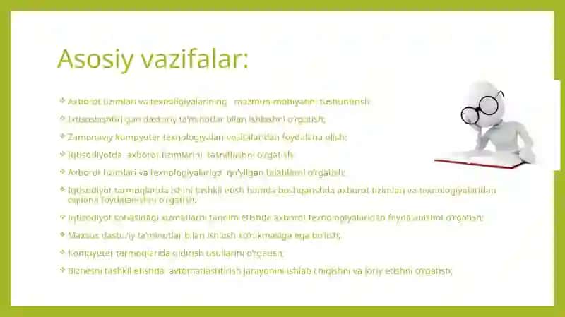 Iqtisodiyotda axborot tizimlar va texnologiyalar 4