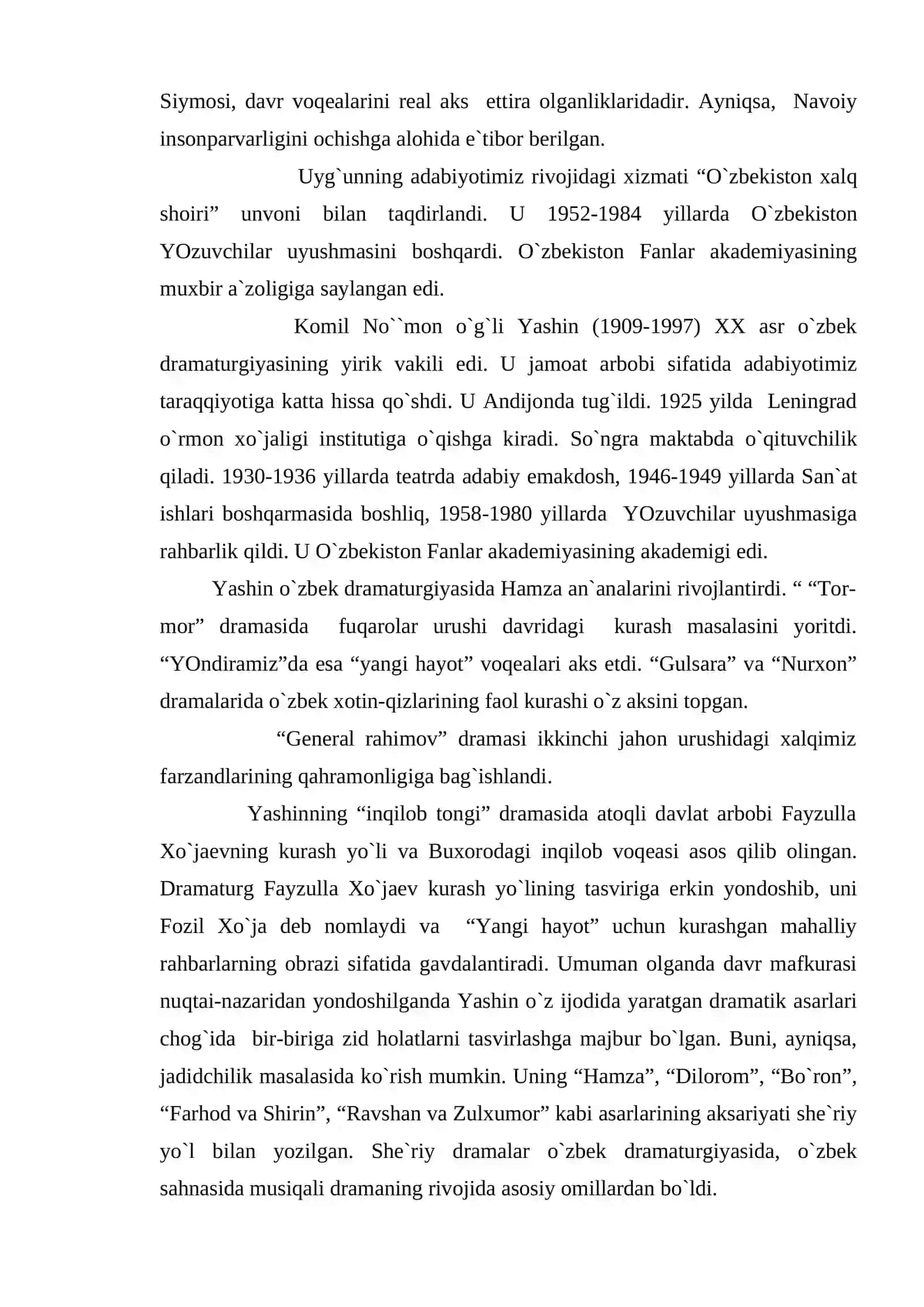 Uyg`un va Yashinning hayoti va ijоdi 4