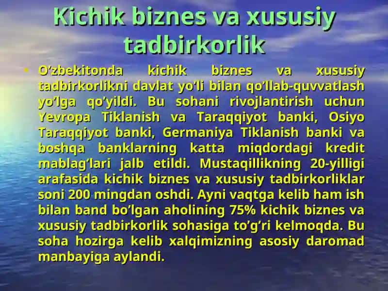 MUSTAQILLIK YILLARIDA O’ZBEKISTONDAGI IJTIMOIY-IQTISODIYO’ZGARISHLAR 4