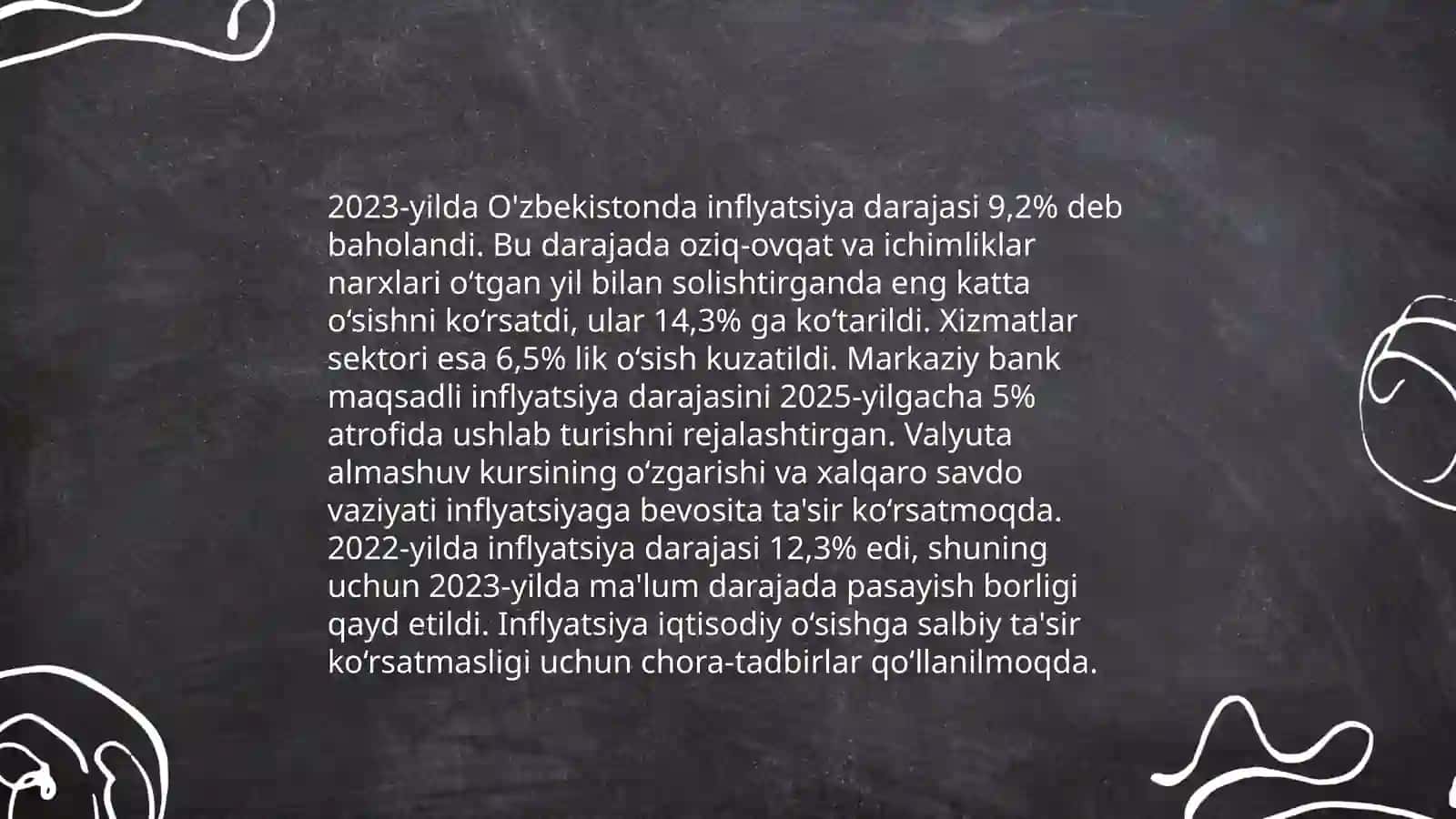 Iqtisodiy oʻsish surʼatlarining pasayishi 4