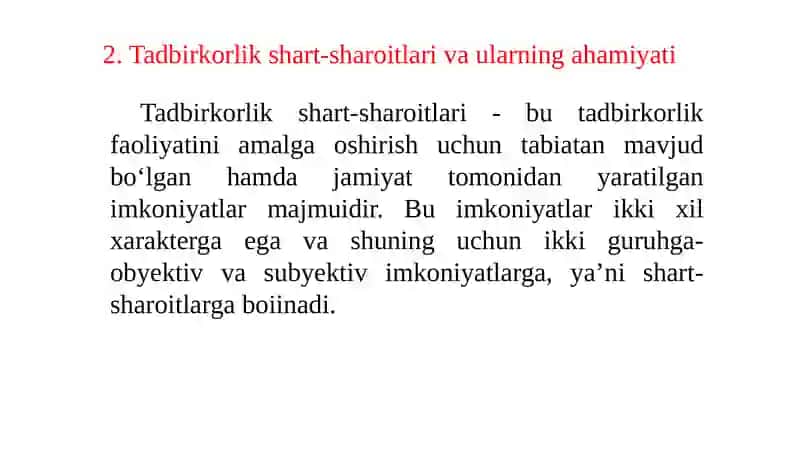 Tadbirkorlik Muhiti 4