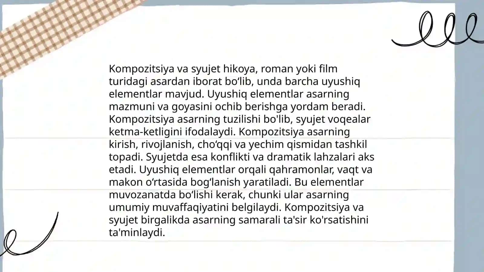 Badiiy asar syujeti va kompozitsiyasi 4
