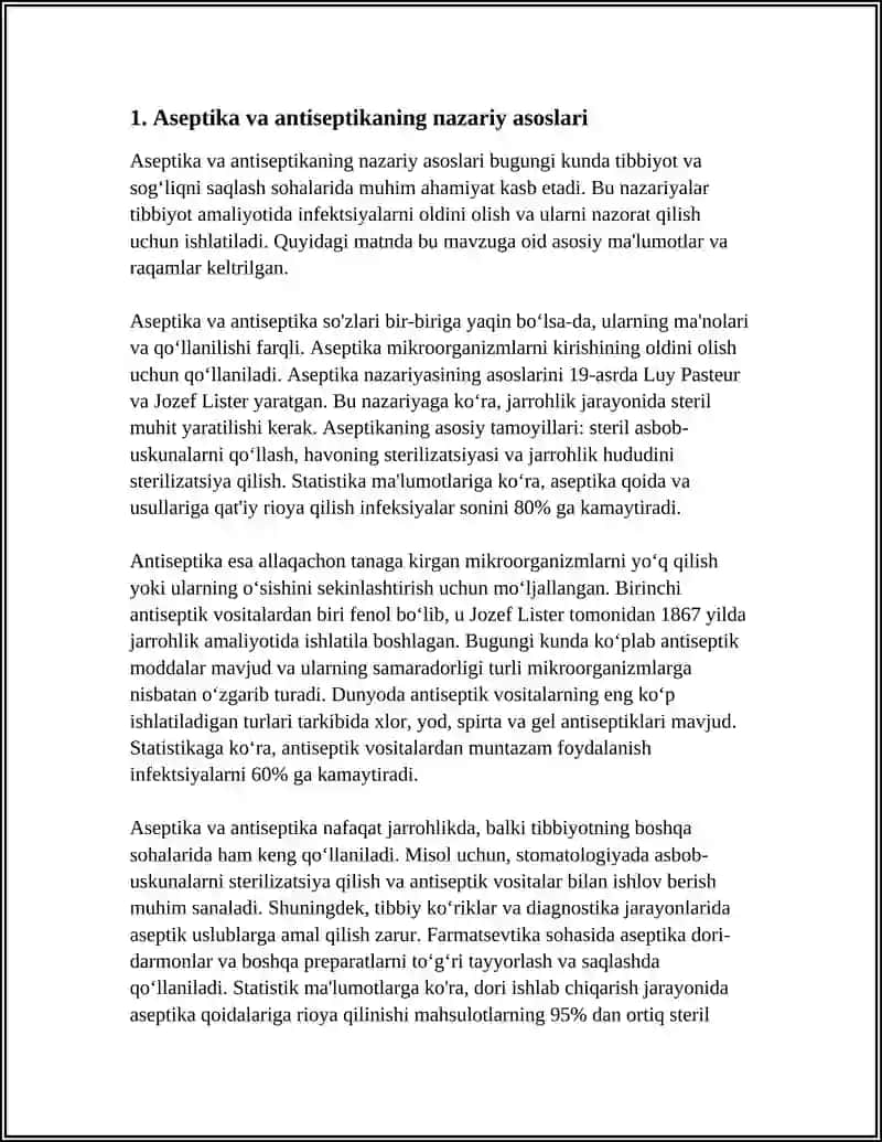 TERAPEVTIK STAMATALOGIYADA ASEPTIKA VA ANTISEPTIKA QOIDALARI 4