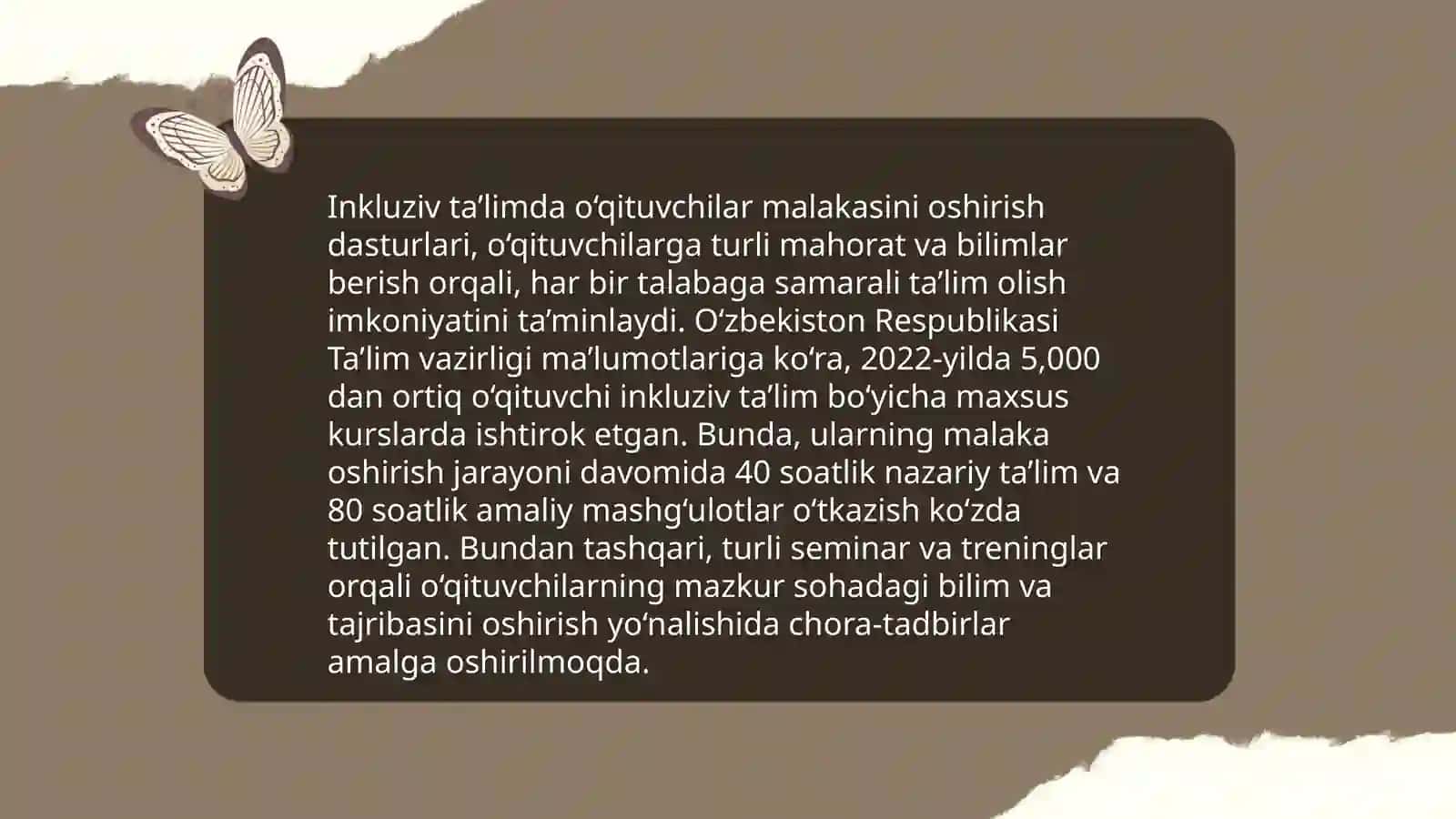 Alohida yordamga muhtoj bolani samarali inklyuziyatsiya uchun ichki sharoitlar 4