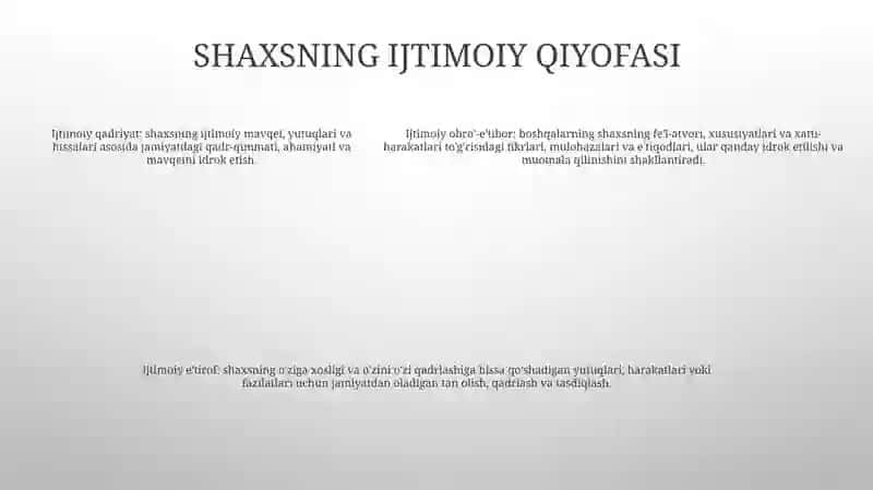 Shaxsning Ijtimoiy-Psixologik Qiyofasi 4