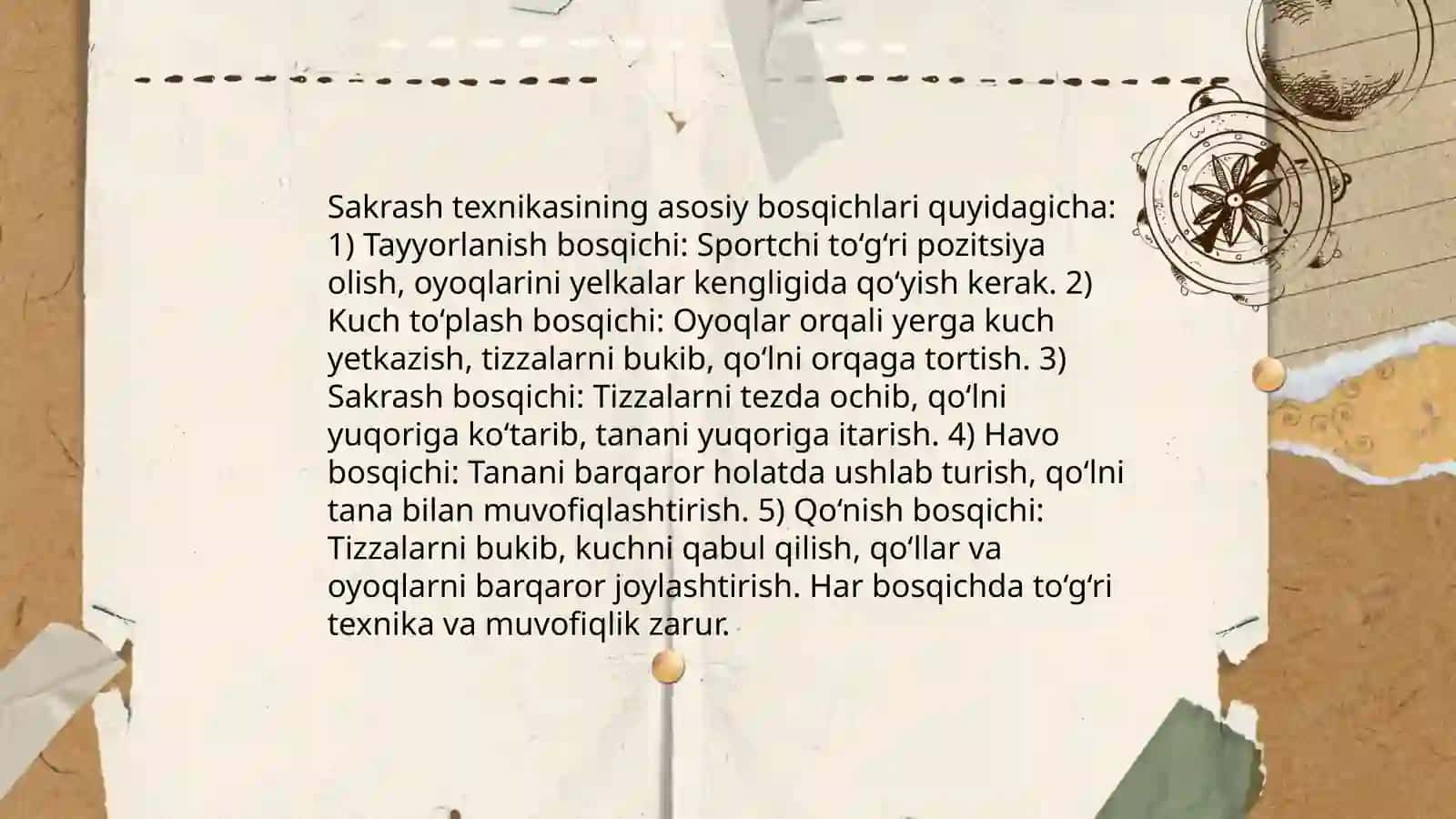 Yugurib kelib uzunlikka sakrash texnikasi 4
