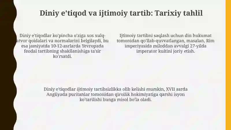 Dinning ijtimoiy-siyosiy va madaniy-axloqiy funksiyalari 4