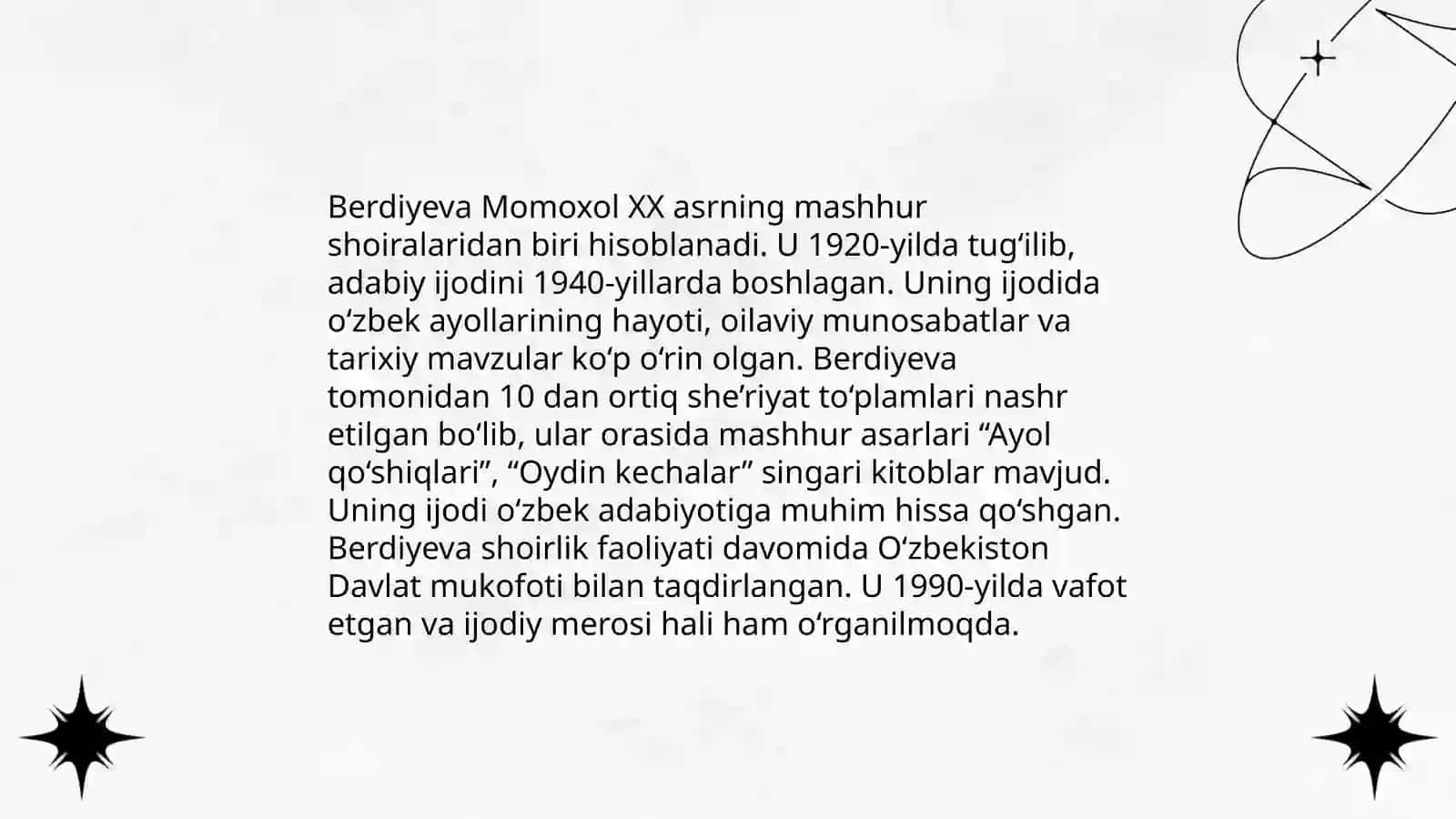 Berdiyeva Momoxol 4
