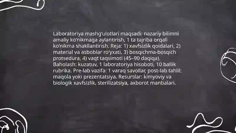 Biologik fanlarda oʻqitish metodlarini tashkil etish va tahlil qilish 4