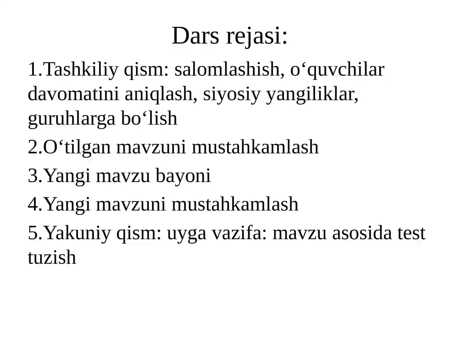6-sinf Tarix fanidan Miloddan avvalgi III asrlarda Xitoy dars ishlanma 4