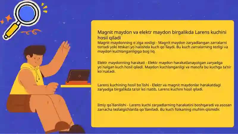 Larens kuchi Holl nazariyasi 4