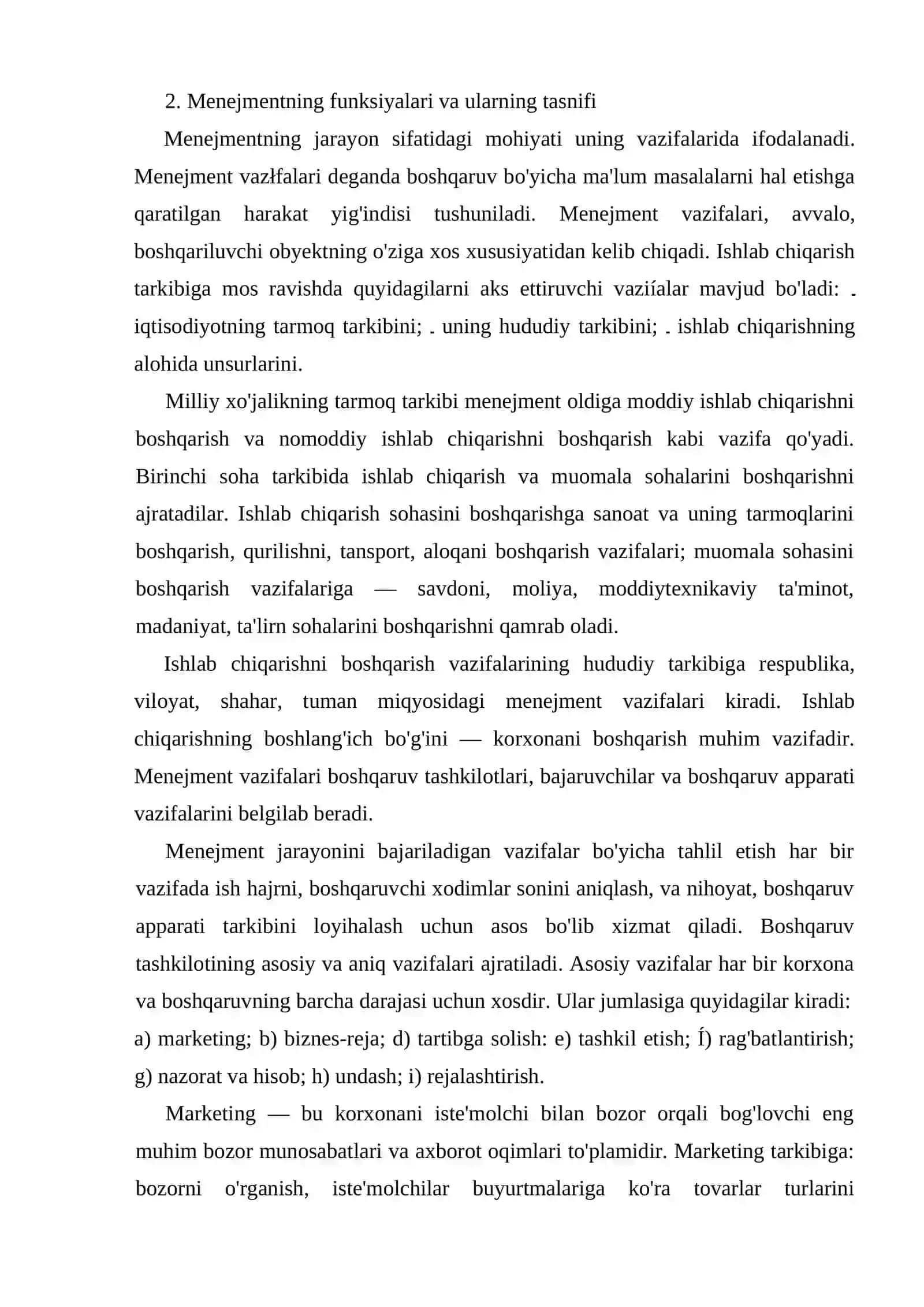 Menejment funksiyalari 4