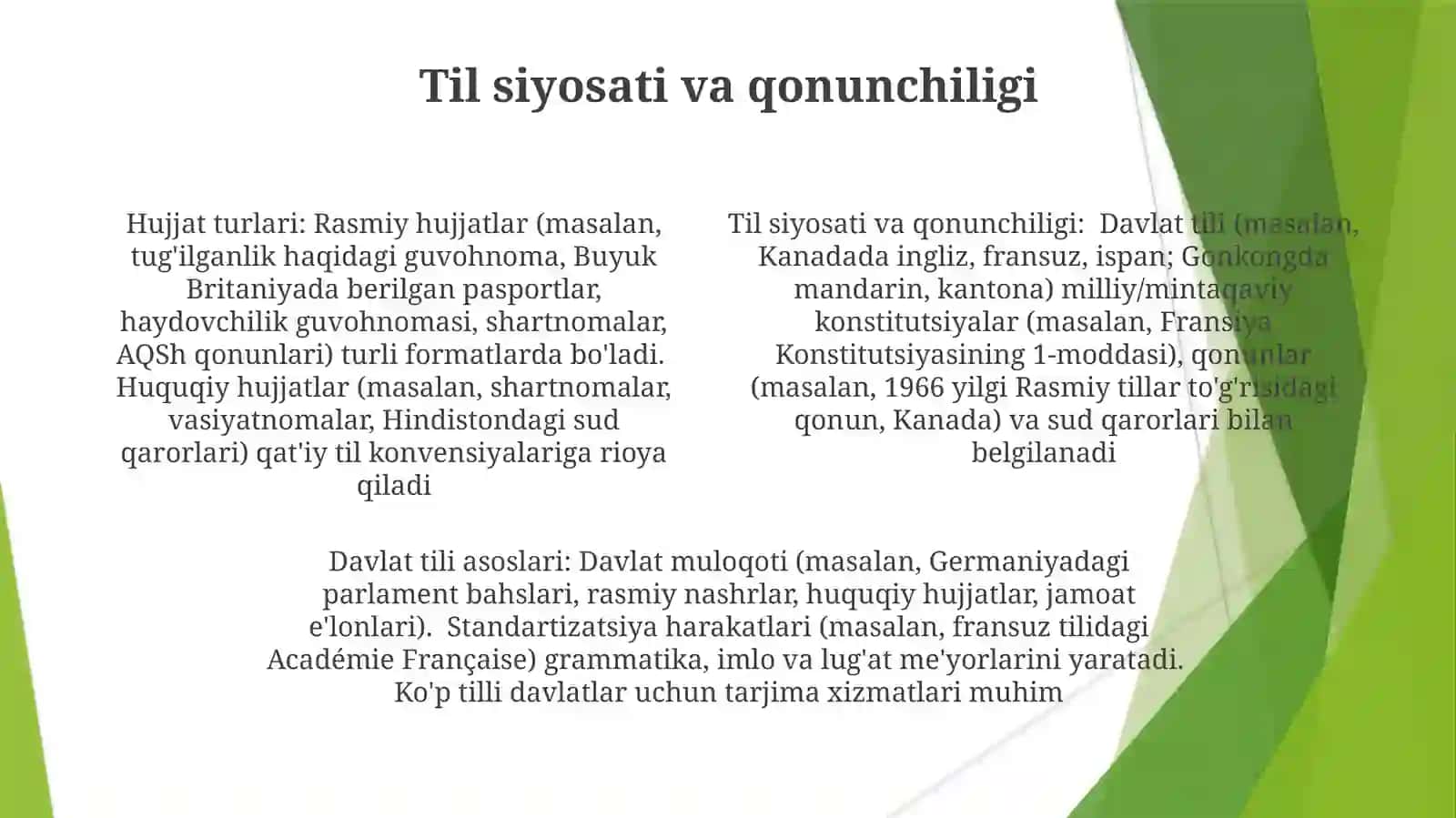 Davlattilidaishyuritishasoslari.Hujjatturlari 4