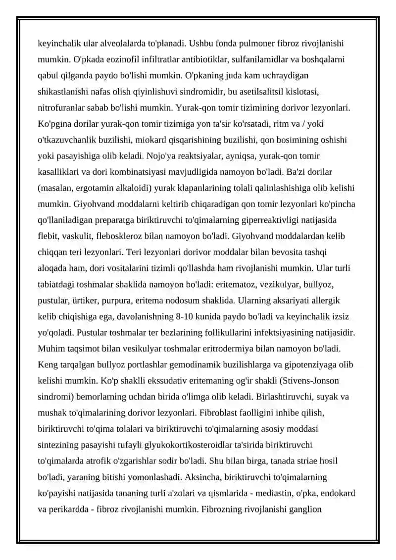 Homilador va Emizikli Ayollarda Dori Vositalarini Qo’llash Xususiyatlari 4