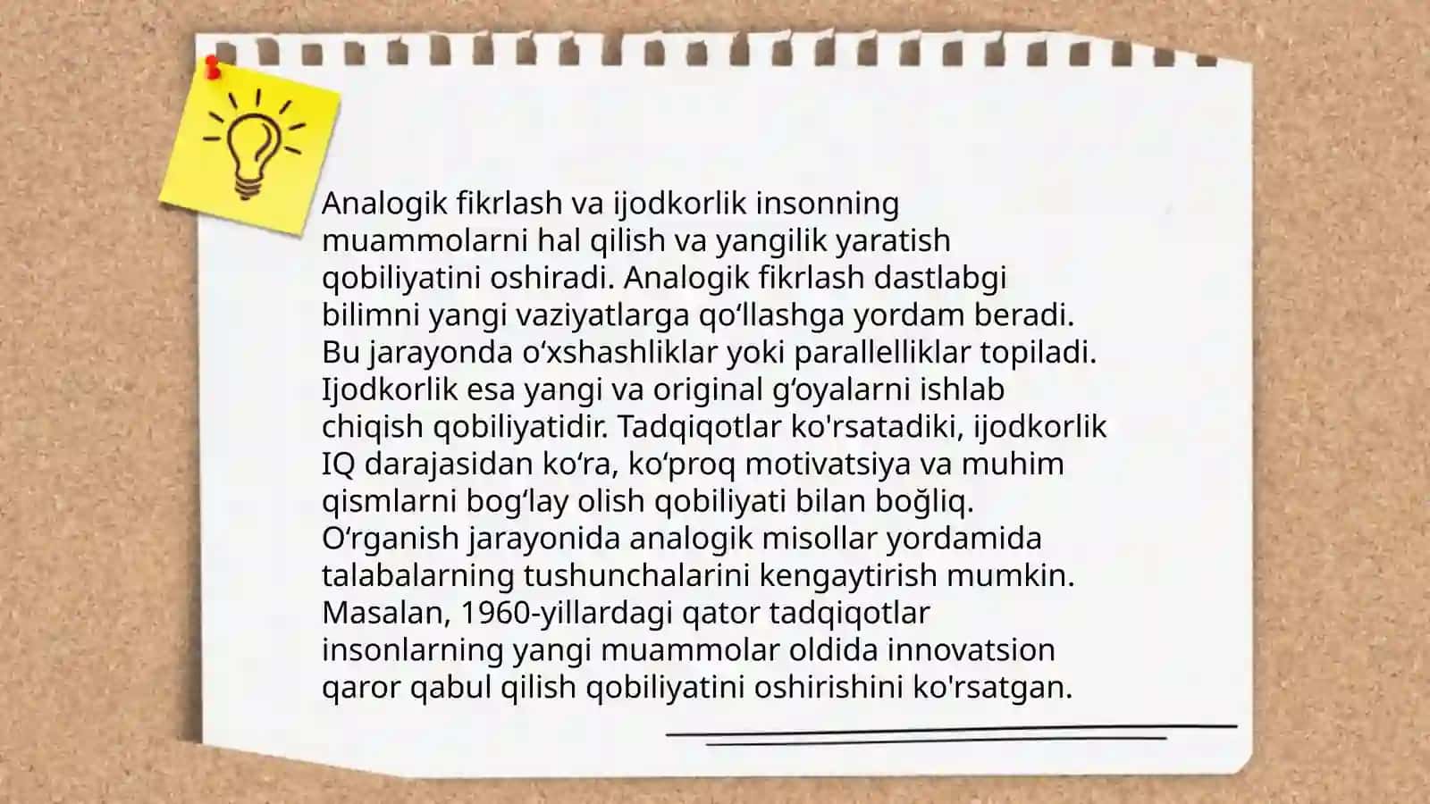 Analogik fikrlash 4
