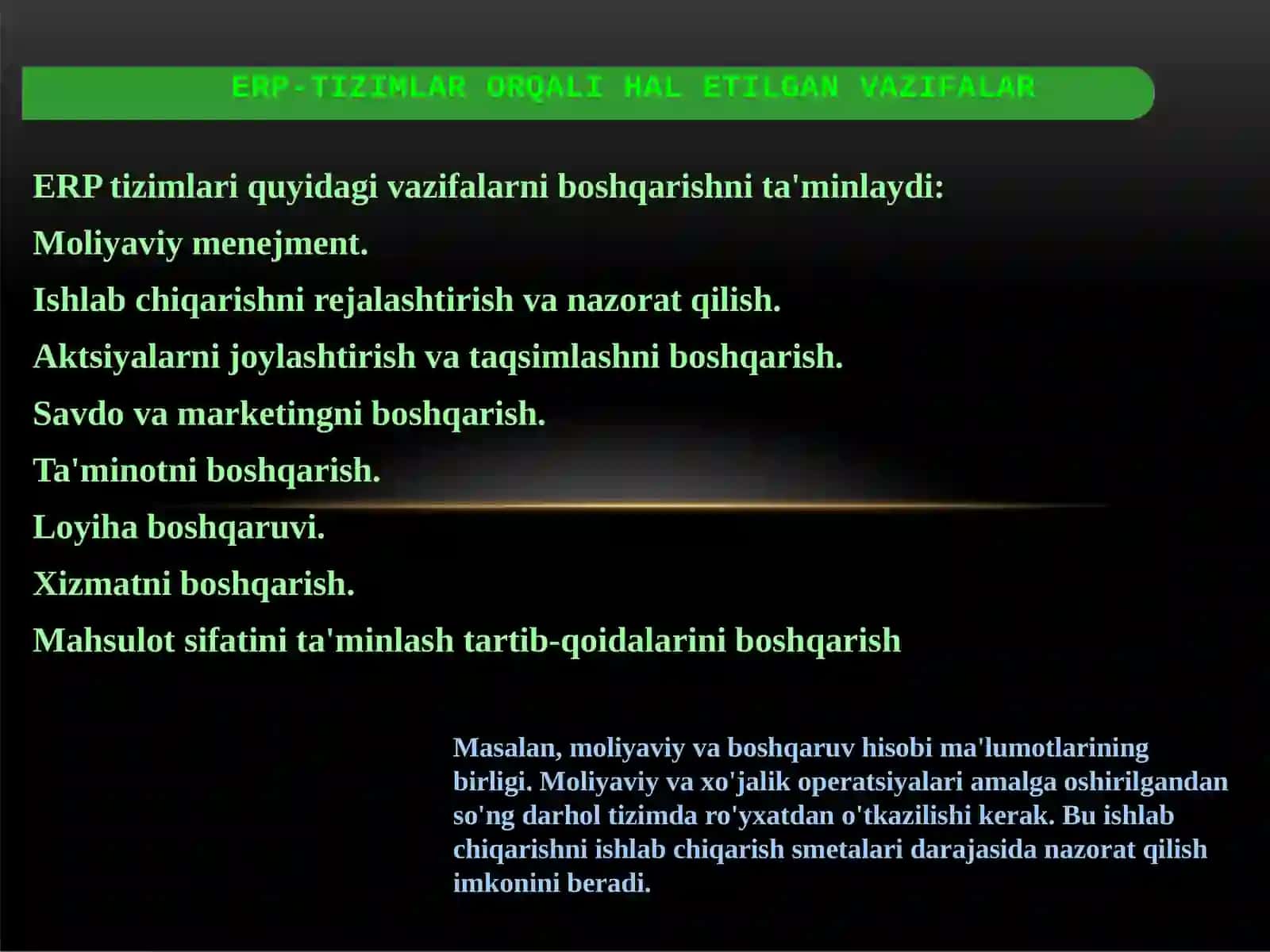 Axborottizimlariarxitekturasi(ERPИCRM) 4