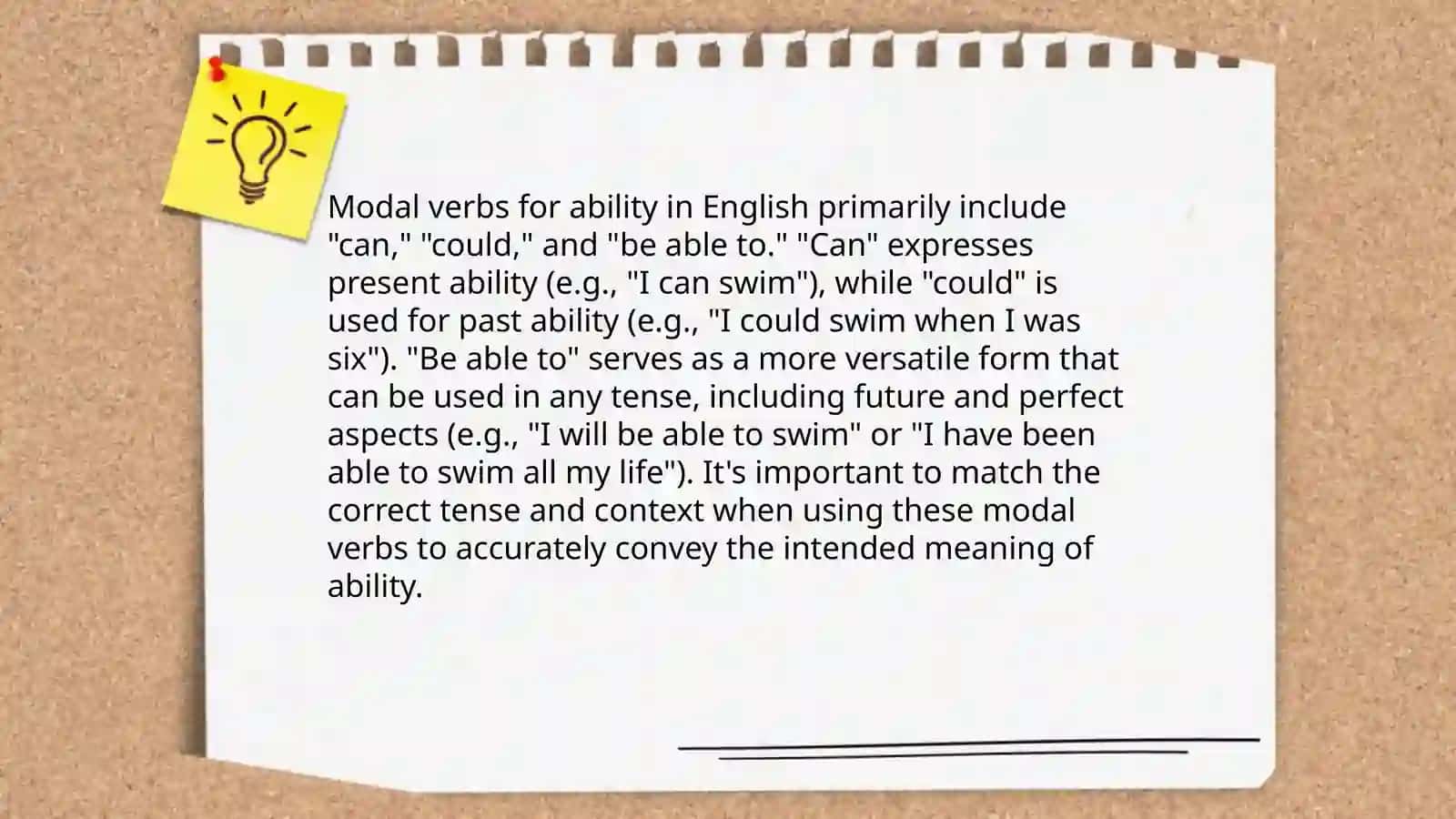Modal verbs 4