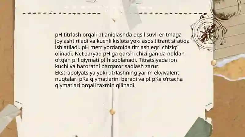 Oqsillarning izoelektrik nuqtalarini aniqlash 4