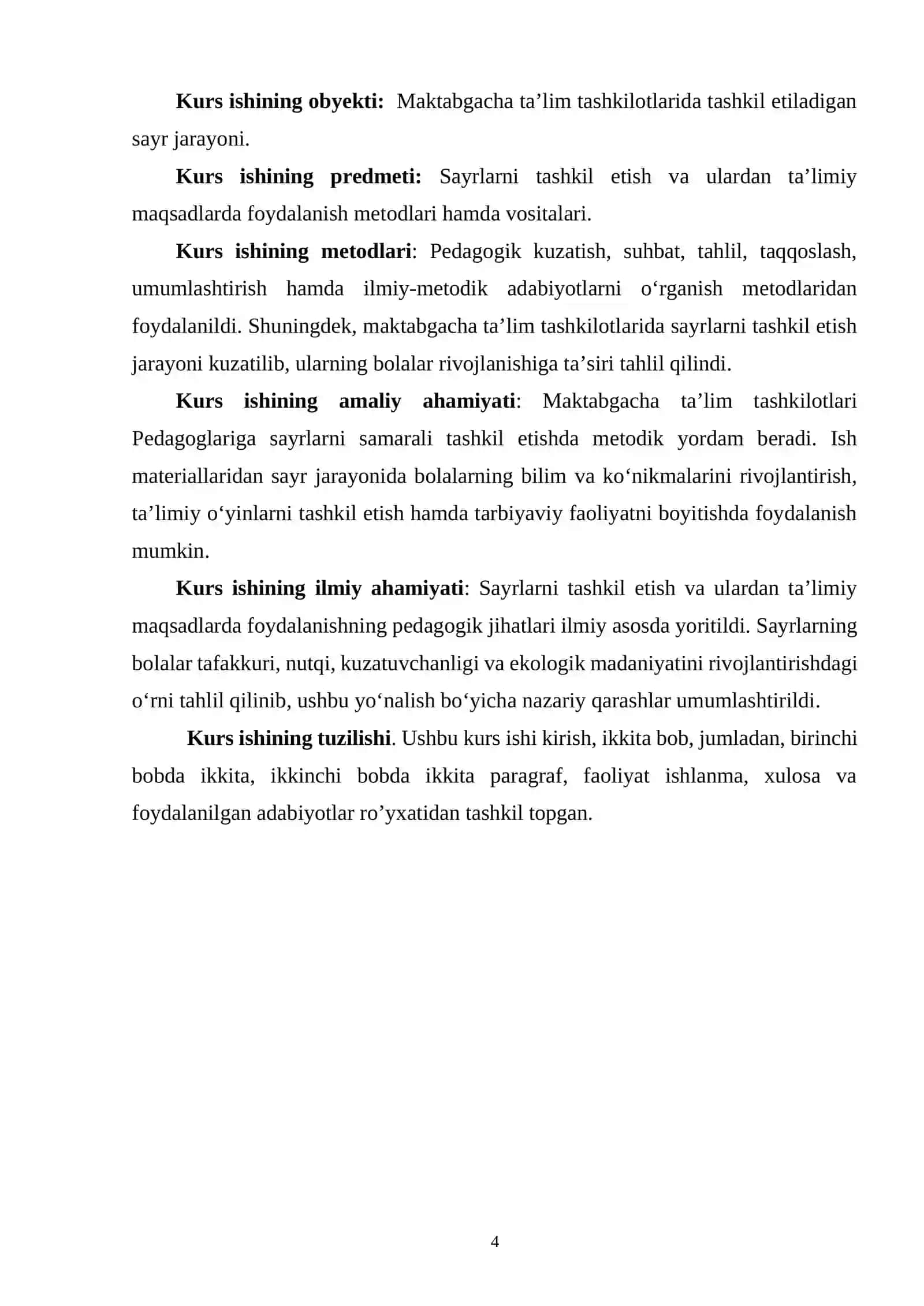 Sayrlarni tashkil etish va ulardan ta’limiy maqsadlarda foydalanish 4