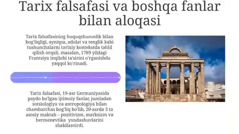 Tarix Falsafasining Tuzilishi, Funksiyalaini va Tarixiy Jarayon Belgilashga oid Yondashuvlar 4
